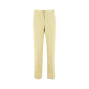 Elegante Pistacchio Broek Fabiana Filippi , Beige , Dames