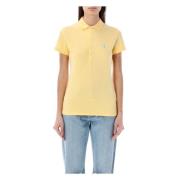 Klassieke Polo Shirt in Maïsgeel Ralph Lauren , Yellow , Dames