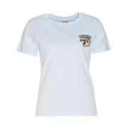 Premium Katoenen T-Shirt Kenzo , White , Dames