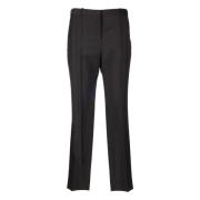 Zwarte koude weer wollen broek Givenchy , Black , Dames