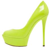 Pre-owned Leather heels Casadei Pre-owned , Green , Dames