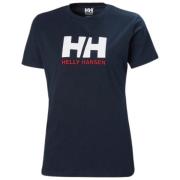 Dames Organisch Katoenen T-Shirt Helly Hansen , Blue , Dames