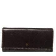 Pre-owned Leather wallets Carolina Herrera Pre-owned , Brown , Dames