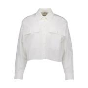 Off White Carter Blouses Max Mara Weekend , Beige , Dames