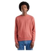 Heren Katoenen Sweatshirt Levi's , Pink , Heren
