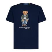 Blauwe Polo Bear Graphic T-shirts en Polos Polo Ralph Lauren , Blue , ...