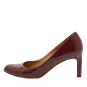 Pre-owned Leather heels Salvatore Ferragamo Pre-owned , Red , Dames