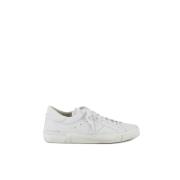 Katoen Elastan Sneakers Philippe Model , White , Heren