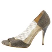 Pre-owned Canvas heels Stella McCartney Pre-owned , Gray , Dames