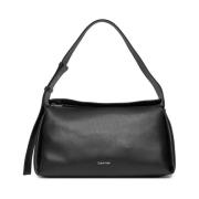 Zwarte Schoudertas voor Vrouwen Calvin Klein , Black , Dames