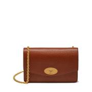 Small Darley Two Tone Oak Leren Tas Mulberry , Brown , Dames