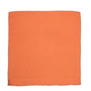 Pre-owned Silk scarves Hermès Vintage , Orange , Dames