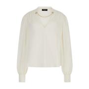 Ivory Blouse voor Dames Guess , Beige , Dames