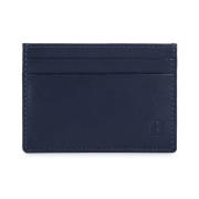 Leren creditcardhouder Boggi Milano , Blue , Heren