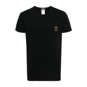 Zwart T-Shirt/Tank Top Versace , Black , Heren