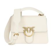 Luxe Mini Licht Witte Schoudertas Pinko , White , Dames