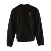 Zwarte Katoenen Sweater voor Heren Kenzo , Black , Heren