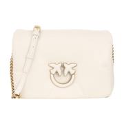 Klassieke Love Tas Klik Puff Pinko , White , Dames