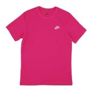 Club Tee Fireberry Streetwear Nike , Pink , Heren