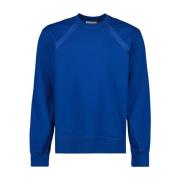Logo Band Sweatshirt Alexander McQueen , Blue , Heren