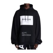 Zwarte Sweatshirts voor Mannen Balmain , Black , Heren