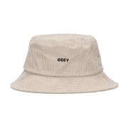 Bold Cord Bucket Hat Obey , Beige , Heren