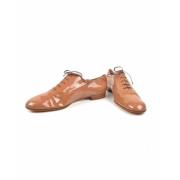 Pre-owned Leather flats Gianvito Rossi Pre-owned , Beige , Heren