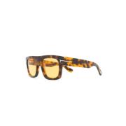 Ft0711 56E Sunglasses Tom Ford , Brown , Heren