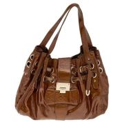 Pre-owned Leather totes Jimmy Choo Pre-owned , Brown , Dames