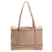 Pre-owned Leather totes Salvatore Ferragamo Pre-owned , Beige , Dames