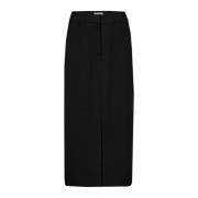 Elegante Zwarte Tailor Rok Copenhagen Muse , Black , Dames