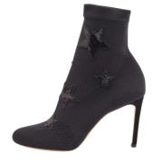 Pre-owned Fabric boots Valentino Vintage , Black , Dames