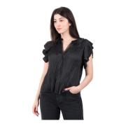 Elli Top - Zwart Ulla Johnson , Black , Dames