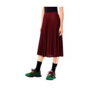 Polyester Rok Lacoste , Red , Dames