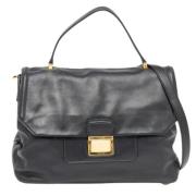 Pre-owned Leather handbags Miu Miu Pre-owned , Black , Dames