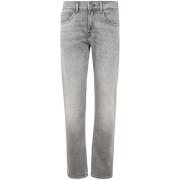 Grijze Straight Growth Jeans 7 For All Mankind , Gray , Heren