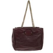 Pre-owned Leather totes Chloé Pre-owned , Red , Dames