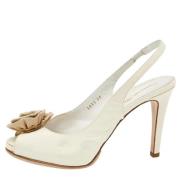 Pre-owned Leather heels Gianvito Rossi Pre-owned , White , Dames