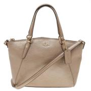 Pre-owned Leather totes Coach Pre-owned , Beige , Dames