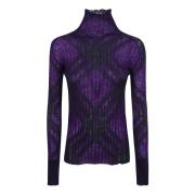 P.w93 E302.89 Sweaters Burberry , Purple , Dames