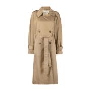 Klassieke Beige Trenchcoat Acne Studios , Beige , Dames