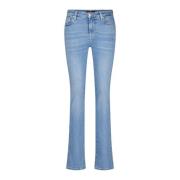 Klassieke Denim Straight Leg Jeans 7 For All Mankind , Blue , Dames