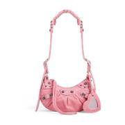 Mini Le Cagole Schoudertas Balenciaga , Pink , Dames