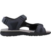 Heren Platte Sandalen Geox , Blue , Heren