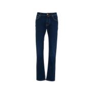 Blauwe Ss24 Heren Jeans Jacob Cohën , Blue , Heren