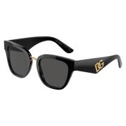 Dg4437 Zonnebril Dolce & Gabbana , Black , Dames