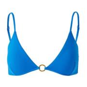 Cobalt Bikini Top met Gouden Ringen Melissa Odabash , Blue , Dames