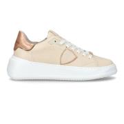 Moderne Nude Tres Temple Sneaker Philippe Model , Pink , Dames
