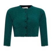 Geknipte cardigan Victoria Beckham , Green , Dames