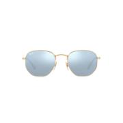 Rb3548 Zonnebril Zeshoekige platte lenzen gepolariseerd Ray-Ban , Gray...